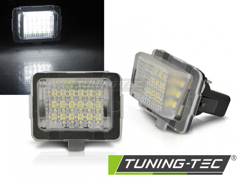 Upgrade LED Kennzeichenbeleuchtung für Mercedes-Benz  C-Klasse W204/W205 / E-Klasse W212 / S-Klasse W221/W222 kaltweiß